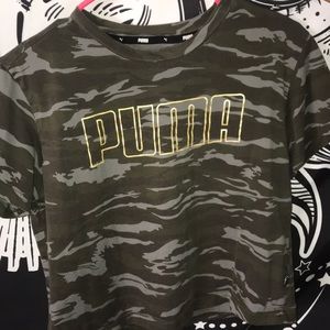 Puma Cropped Camo Tee
